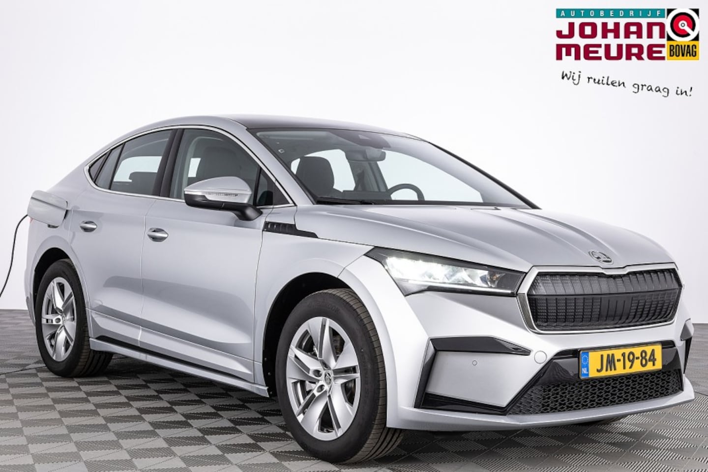 Skoda Enyaq iV Coupé - 85 Business Edition *SOH 100%* PANORAMADAK | Half LEDER | NAVI | LED - AutoWereld.nl