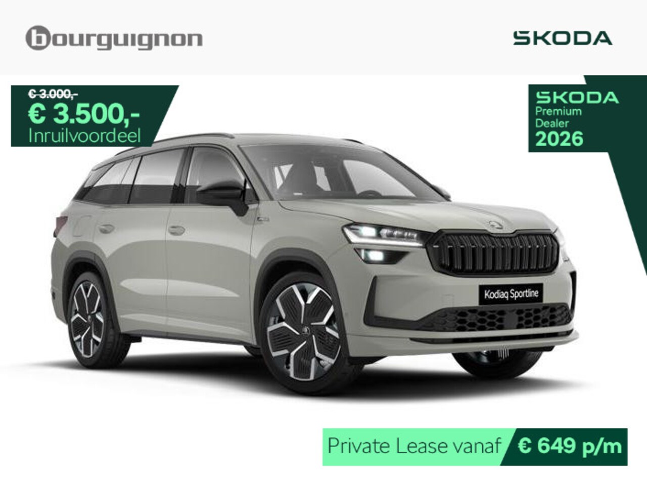 Skoda Kodiaq - Sportline Business 1.5 TSI PHEV 204 PK | Panoramadak | Head-up display | Trekhaak | 360 ca - AutoWereld.nl