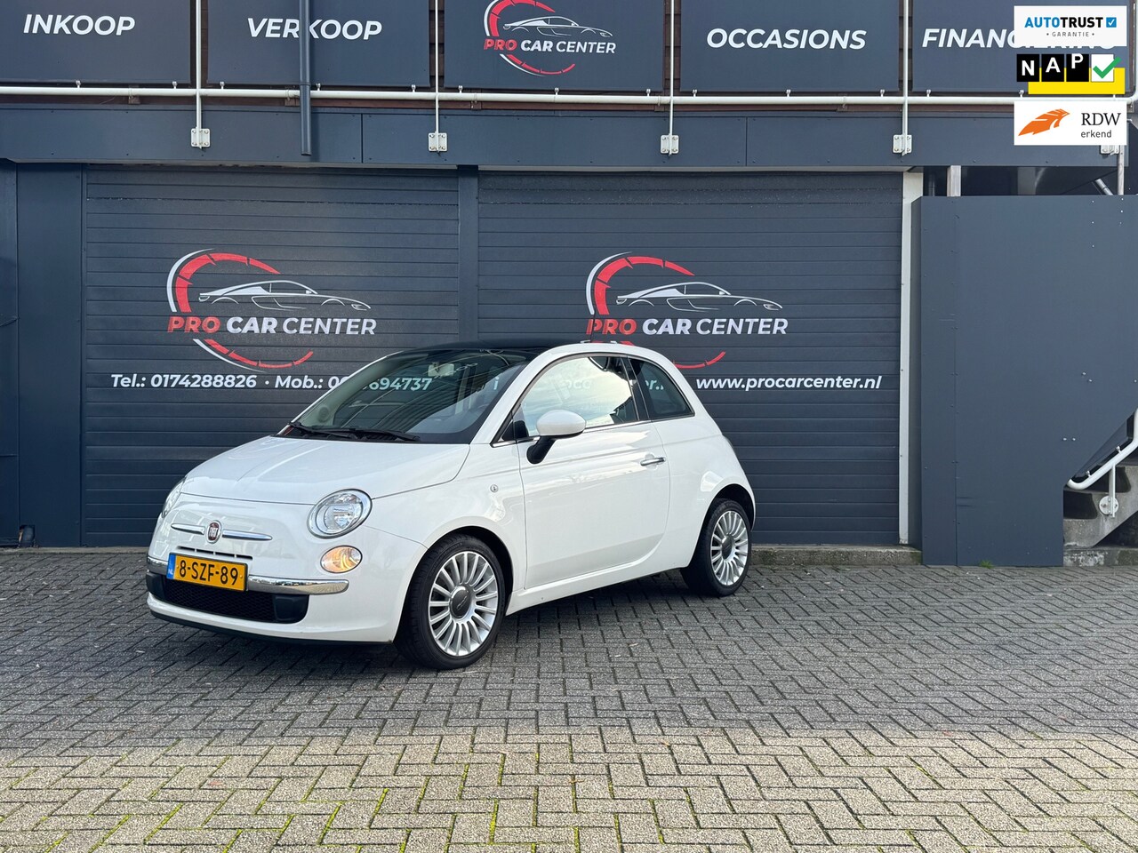 Fiat 500 - 0.9 TwinAir Lounge PANO|AIRCO|1e EIGENAAR|EL.RAMEN|LMV|NAP|APK - AutoWereld.nl