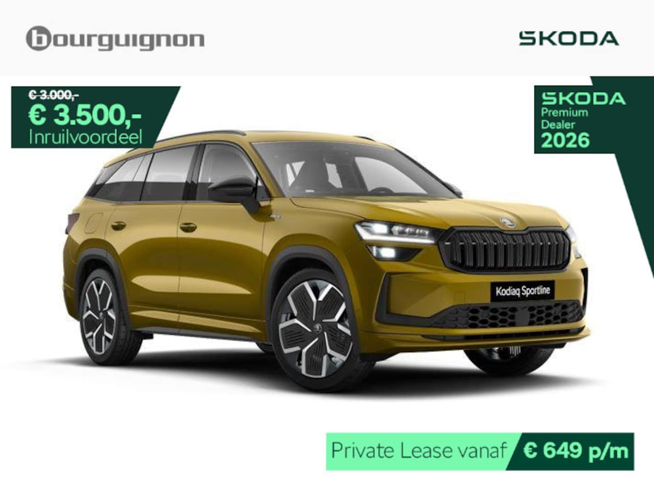 Skoda Kodiaq - Sportline Business 1.5 TSI PHEV 204 PK | Panoramadak | Head-up display | Trekhaak | 360 ca - AutoWereld.nl