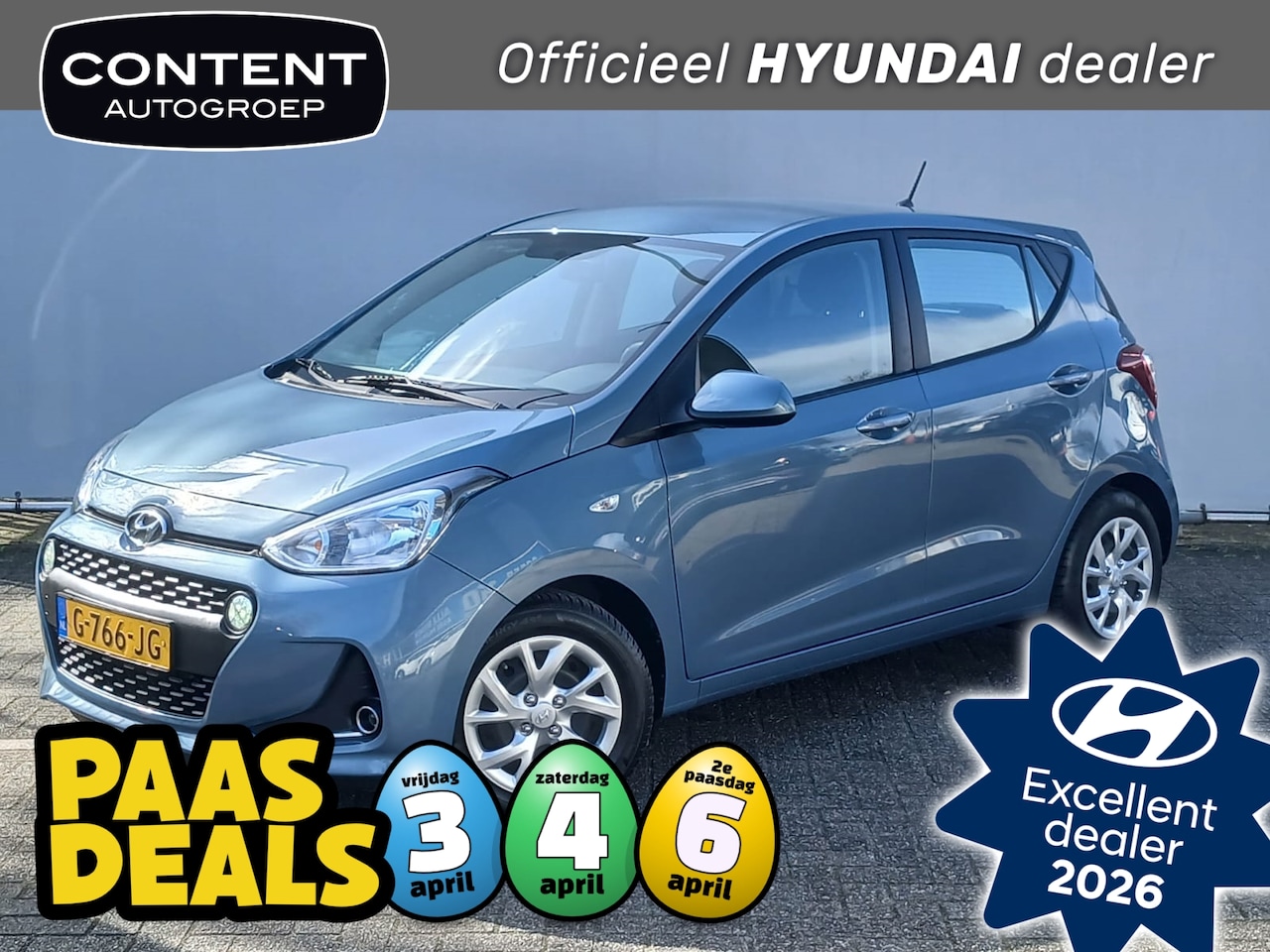 Hyundai i10 - 1.0i 66pk Comfort // Airco // Cruise Control - AutoWereld.nl