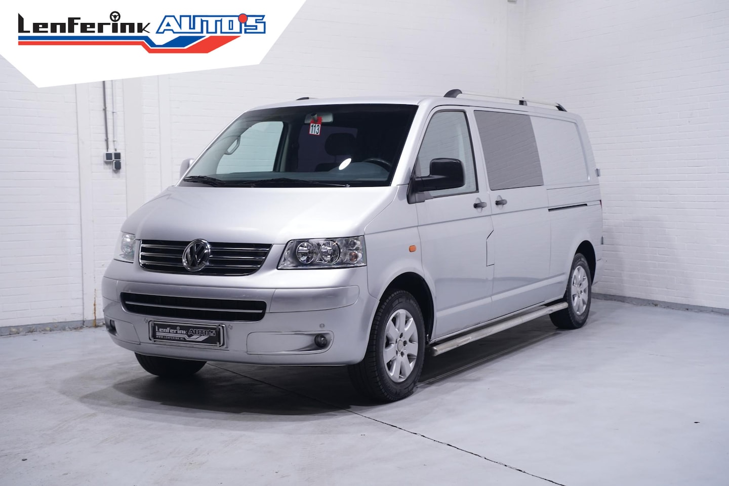 Volkswagen Transporter - 2.5 TDI 130pk lwb dubbele cabine Silver Edition airco Cruise - AutoWereld.nl