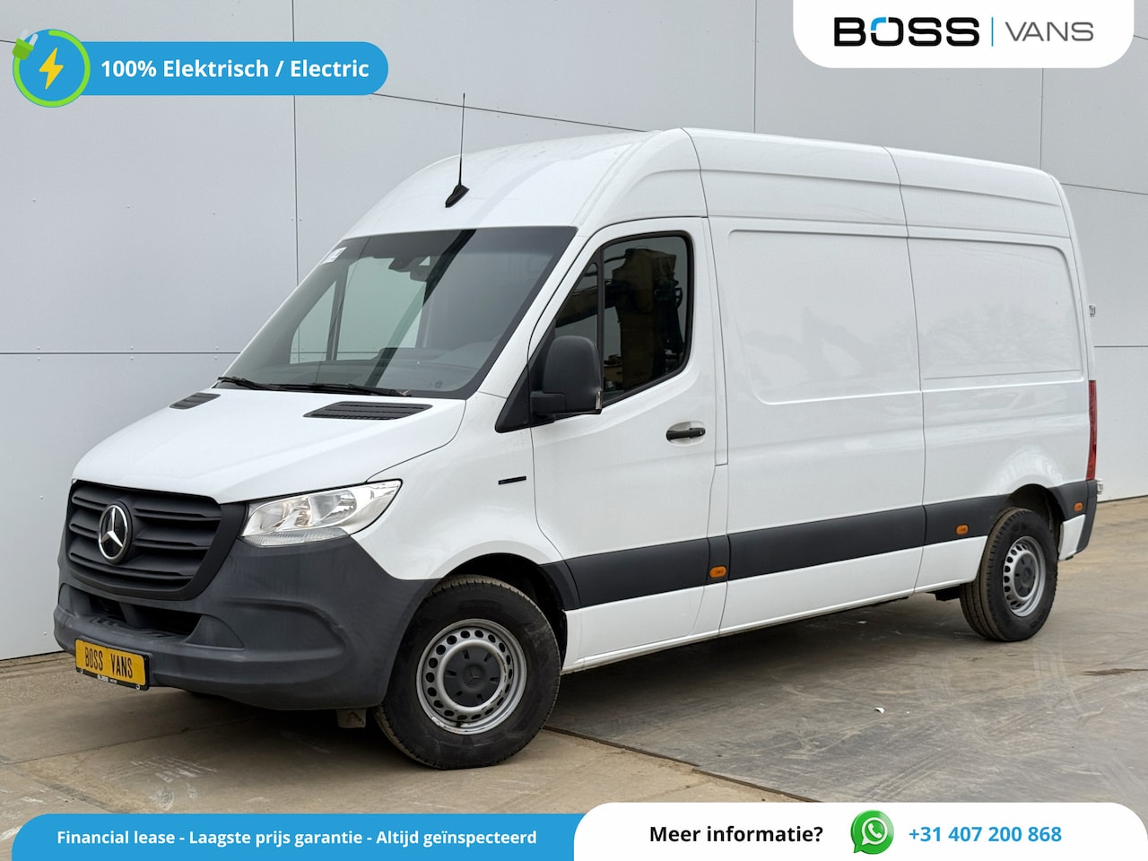 Mercedes-Benz eSprinter - 55kWh 168km WLTP 94% (SOH) L2H2 80kw Snelladen Climate Control Camera Stoelverwarming - AutoWereld.nl