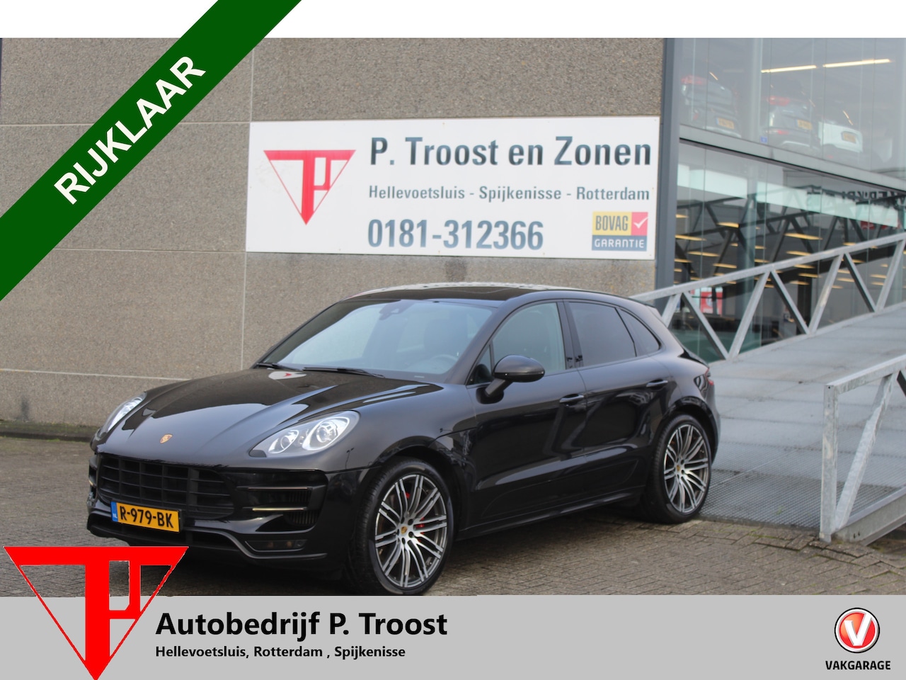 Porsche Macan - 3.6 Turbo Panoramadak/Luchtvering/Sportuitlaat/Bose audio/Navigatie/Lederen bekleding/Elek - AutoWereld.nl