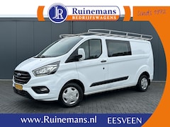 Ford Transit Custom - 2.0 TDCI / L2H1 / DUBBEL CABINE / 1e EIG. / TREKHAAK / IMPERIAAL / CAMERA / CRUISE / 6 PER