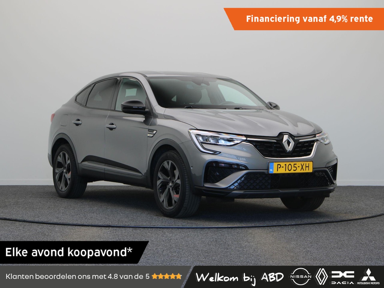 Renault Arkana - E-Tech Hybrid 145pk R.S. Line | Stoel en stuur verwarming | Climate Control | Navigatie | - AutoWereld.nl