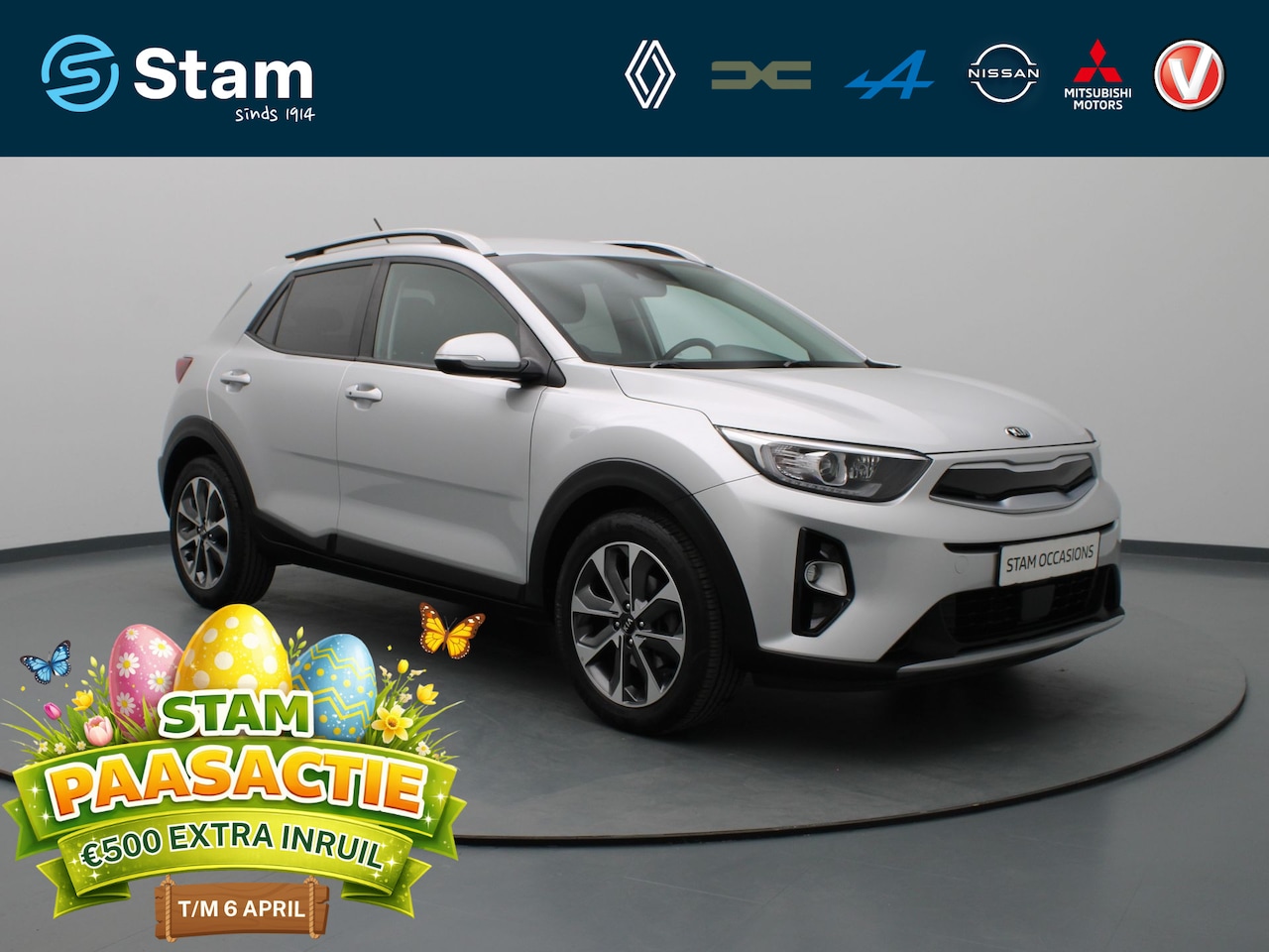 Kia Stonic - T-GDi 120pk DynamicLine Camera | Cruise | Navi | Parkeersens. achter - AutoWereld.nl