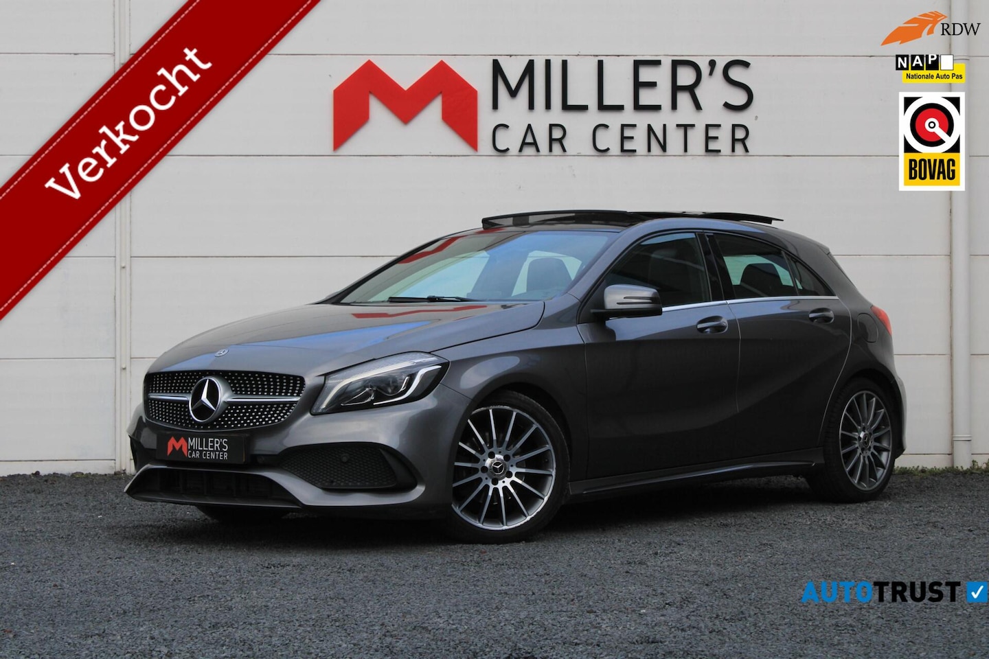 Mercedes-Benz A-klasse - A180 Business Solution AMG Pano Sfeerverlichting Stoelverwarming - AutoWereld.nl