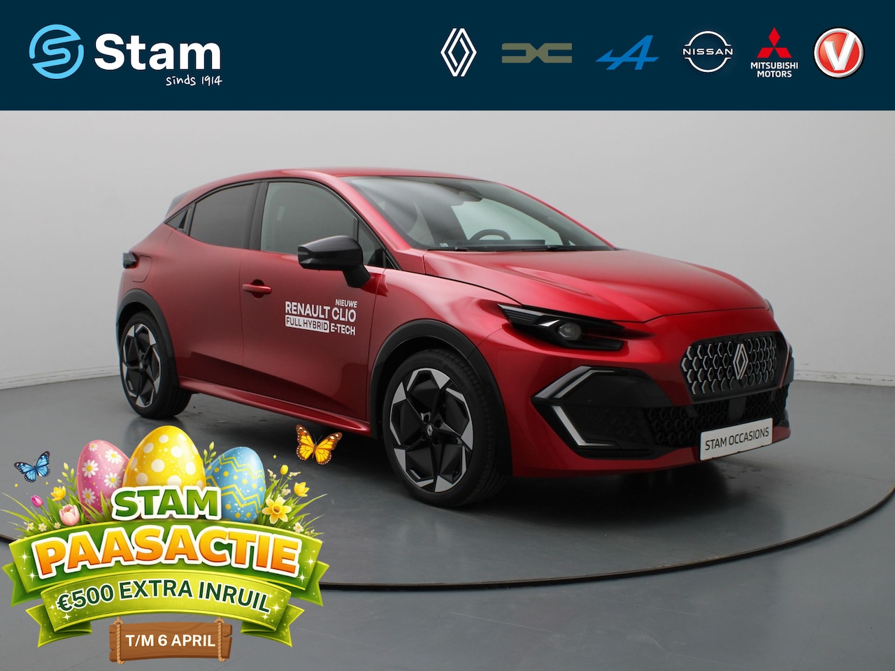 Renault Clio - techno full hybrid E-Tech 160 pk 360° Camera | Adapt. Cruise | Parkeersens. v+a | Stoelver - AutoWereld.nl