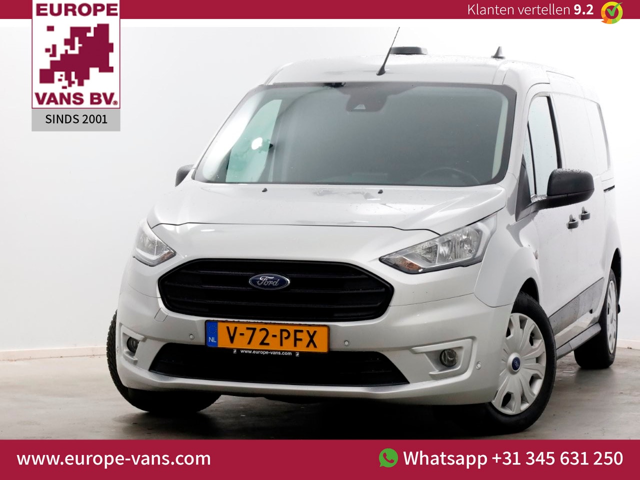 Ford Transit Connect - 1.5 EcoBlue 100pk Automaat L2 Trend ACC/Camera/3Pers./2x Schuifdeur 01-2024 - AutoWereld.nl