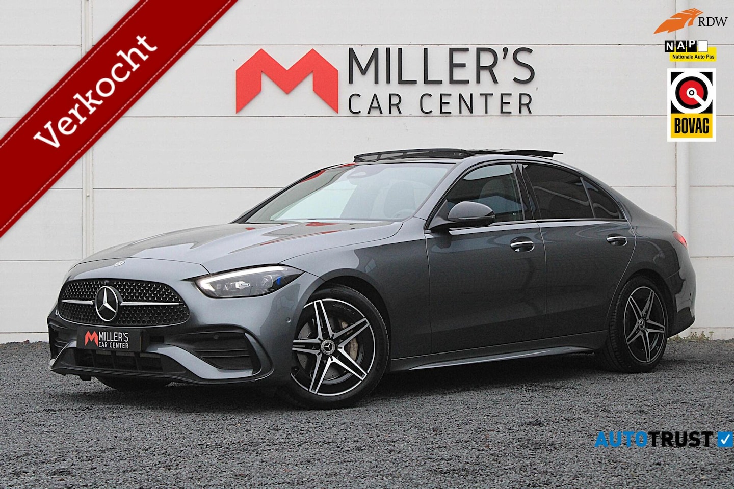 Mercedes-Benz C-klasse - 200 AMG DEALER OH PANO CAM MEMORY SFEERVERLICHTING - AutoWereld.nl