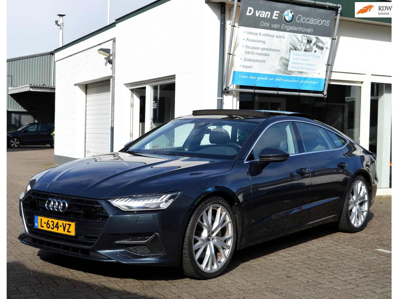 Audi A7 Sportback - 55 TFSI quattro Pro Line Plus Pano/schuifdak Luchtvering LED 1Eignr in NL - AutoWereld.nl