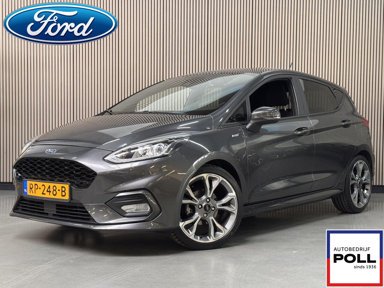 Ford Fiesta - 1.0 EcoBoost ST-Line Navi Climat Cruise 18"LM Voorruitverwarming 5drs Dealeronderhouden - AutoWereld.nl