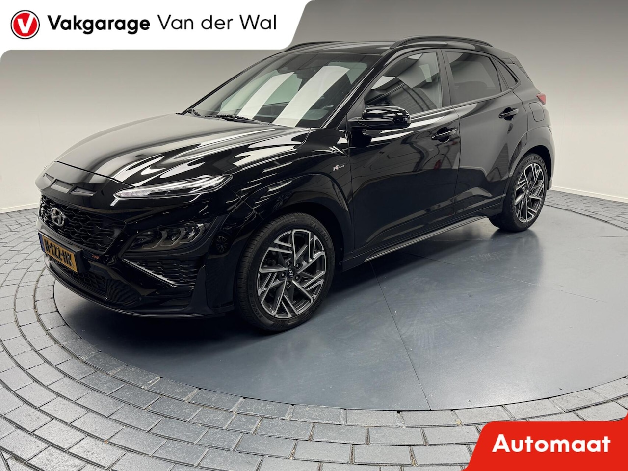 Hyundai Kona - 1.6 T-GDi N-Line 199PK Automaat-Trekhaak-Navigatie-Cr.contr-Clima-Camera-LED-Parkeersensor - AutoWereld.nl
