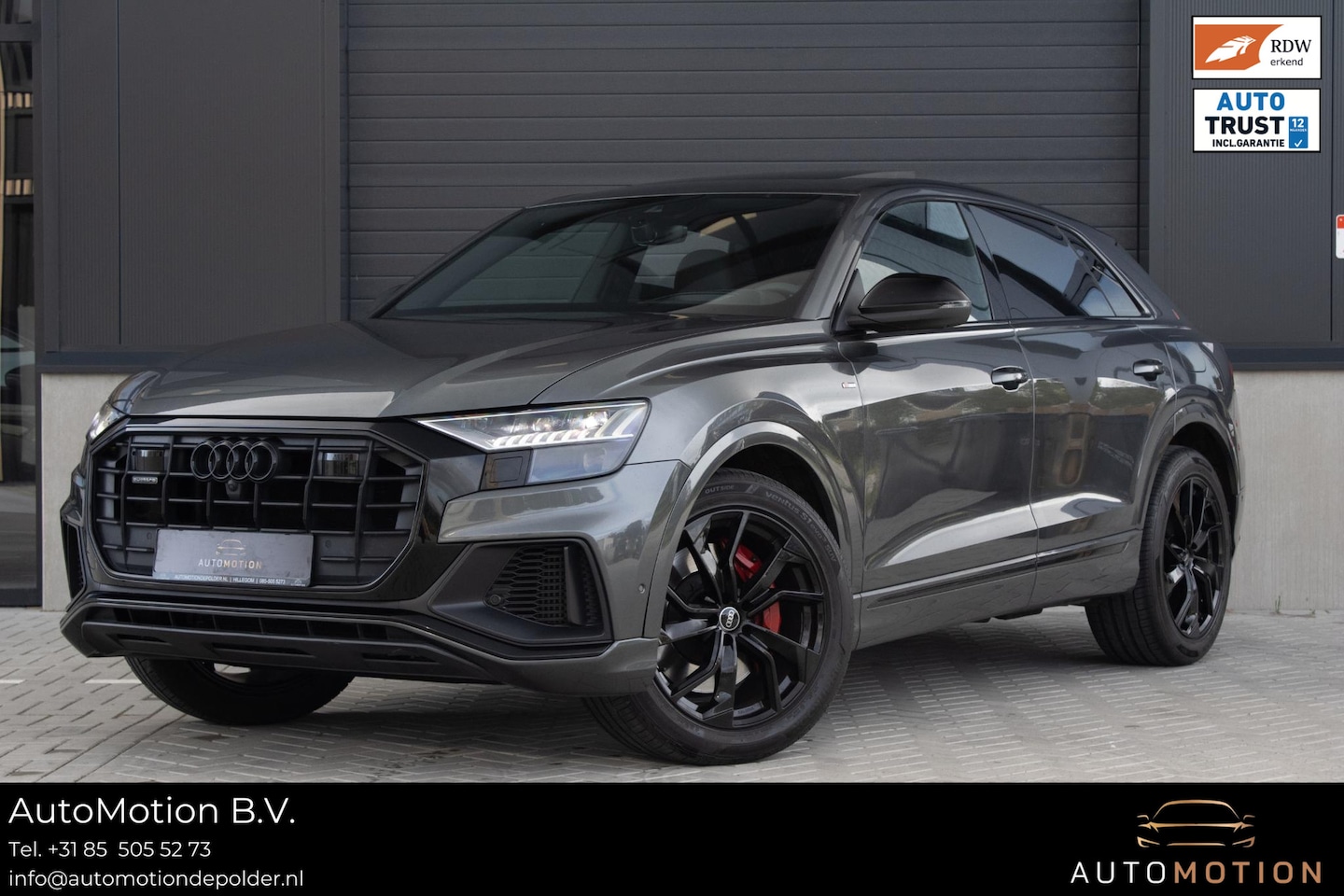 Audi Q8 - 60 TFSI e quattro Competition SQ8  PANO  CAM  ACC  LANE ASS  TREKHAAK LUCHTVERING - AutoWereld.nl