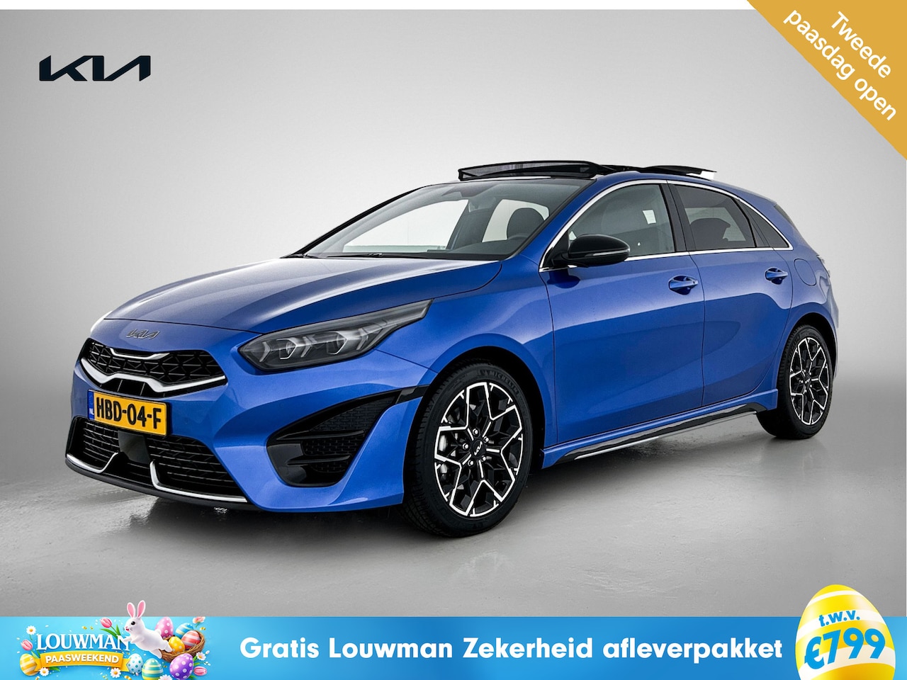 Kia Cee'd - Ceed 1.5 T-GDi GT-Line Automaat Panoramisch schuif/kanteldak | Navigatie | Parkeercamera | - AutoWereld.nl