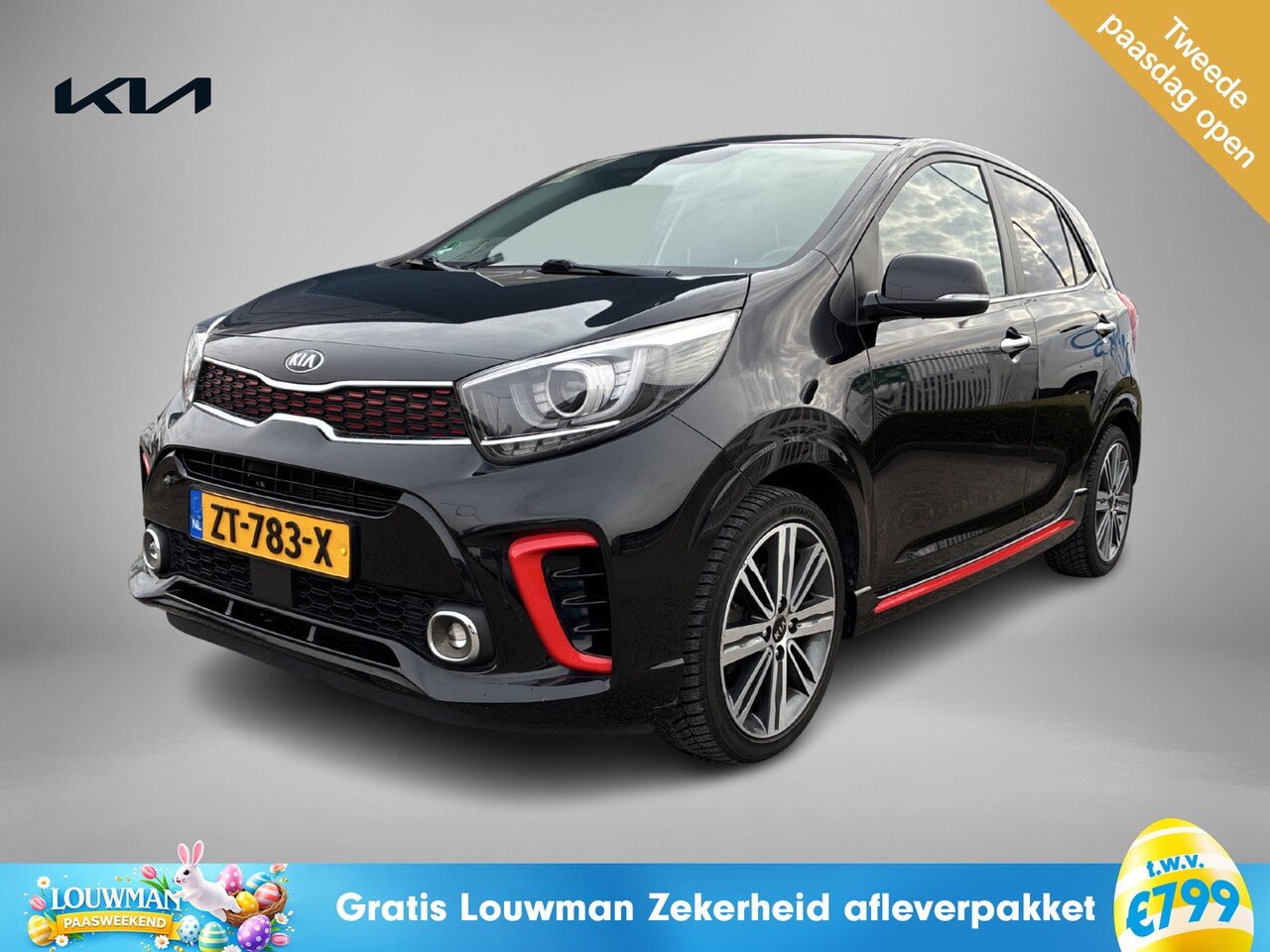 Kia Picanto - 1.0 T-GDI GT-Line | Trekhaak | Stoel/stuurverwarming | Leder Kia-paasweekend - AutoWereld.nl