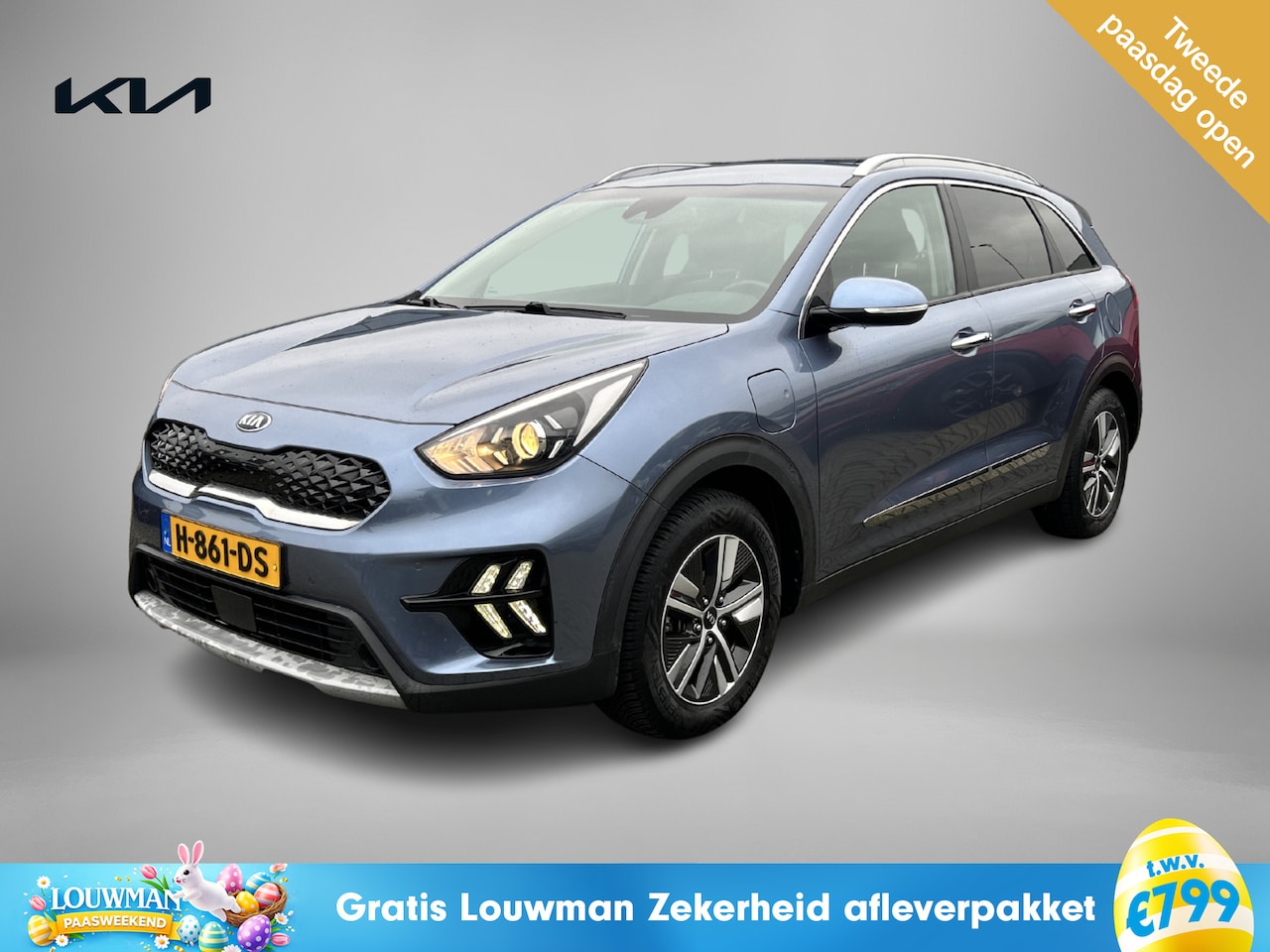 Kia Niro - 1.6 GDi PHEV DynamicLine | Trekhaak | Leder | Kia-paasweekend - AutoWereld.nl