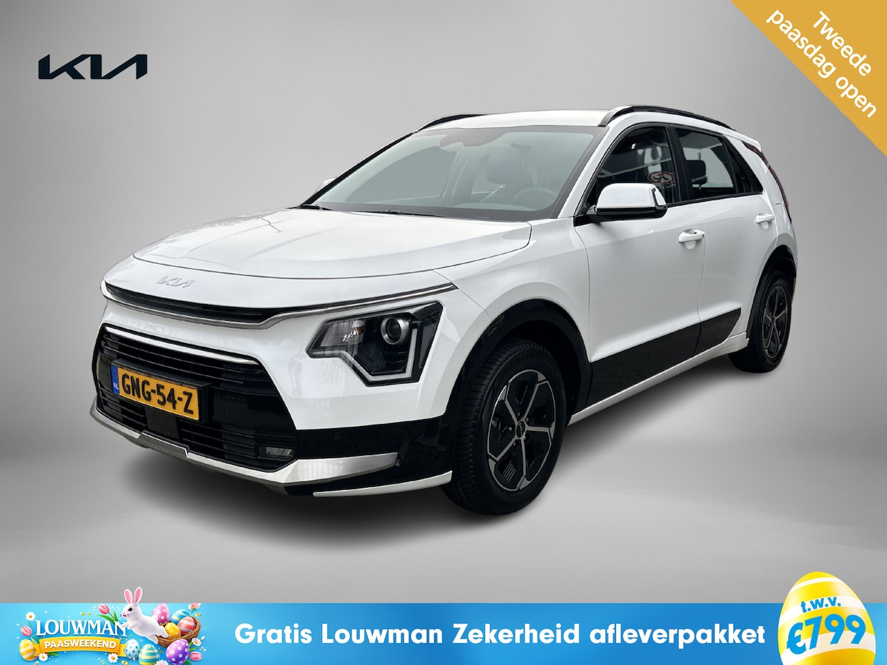 Kia Niro - 1.6 GDi Hybrid DynamicLine Cruise Control, Climate Control, Hybride Zuinig in verbruik Kia - AutoWereld.nl