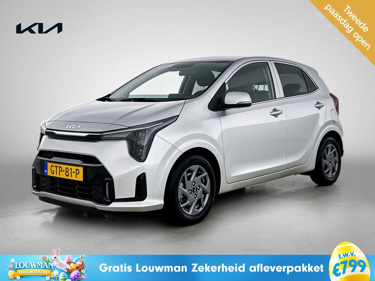Kia Picanto - 1.0 DPI DynamicPlusLine Navigatie | Parkeersensoren | Cruise Control | Airco | Apple Carpl - AutoWereld.nl