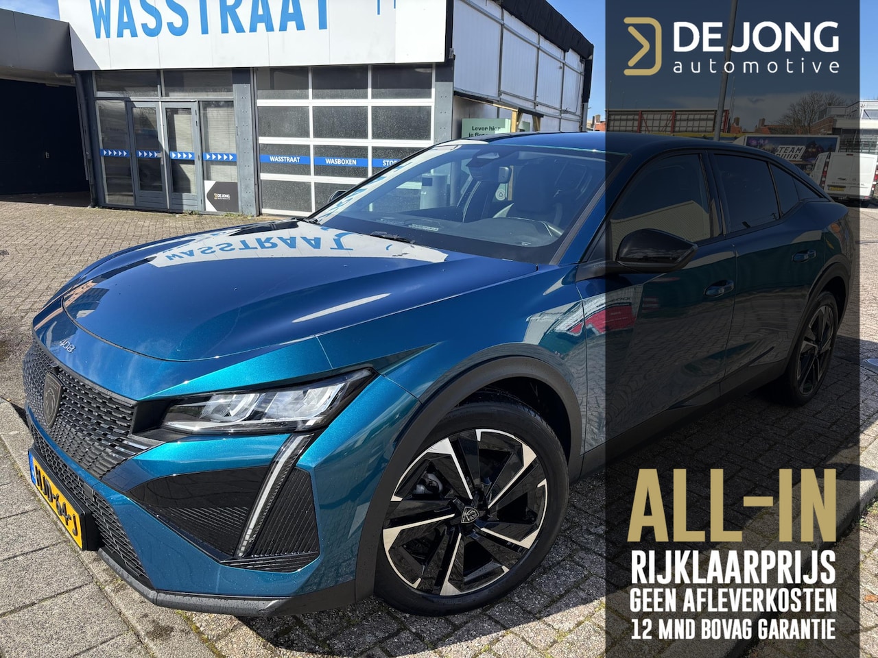 Peugeot 408 - 1.2 Hybrid 145 e-DCS6 Allure ALL-IN RIJKLAARPRIJS/Camera/Keyless/19"Velgen/Adaptieve Cruis - AutoWereld.nl