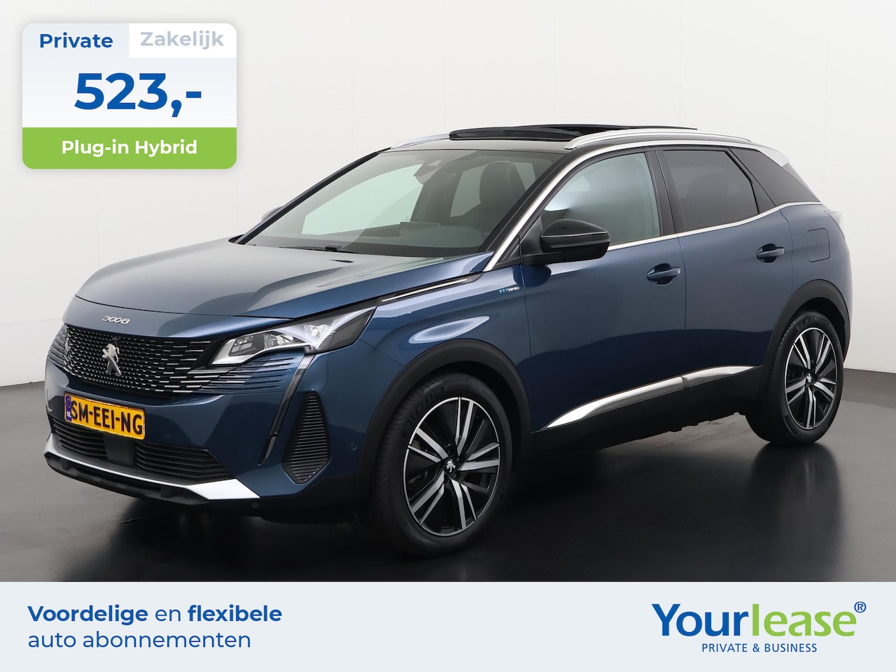 Peugeot 3008 - 1.6 HYbrid 225 GT | All-in 523,- Private Lease | Direct uit voorraad - AutoWereld.nl