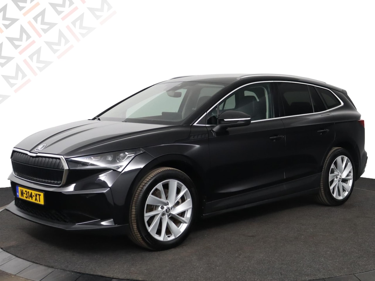 Skoda Enyaq iV - 80 Founders Edition Black|SOH 93%|LED Matrix|Leder - AutoWereld.nl