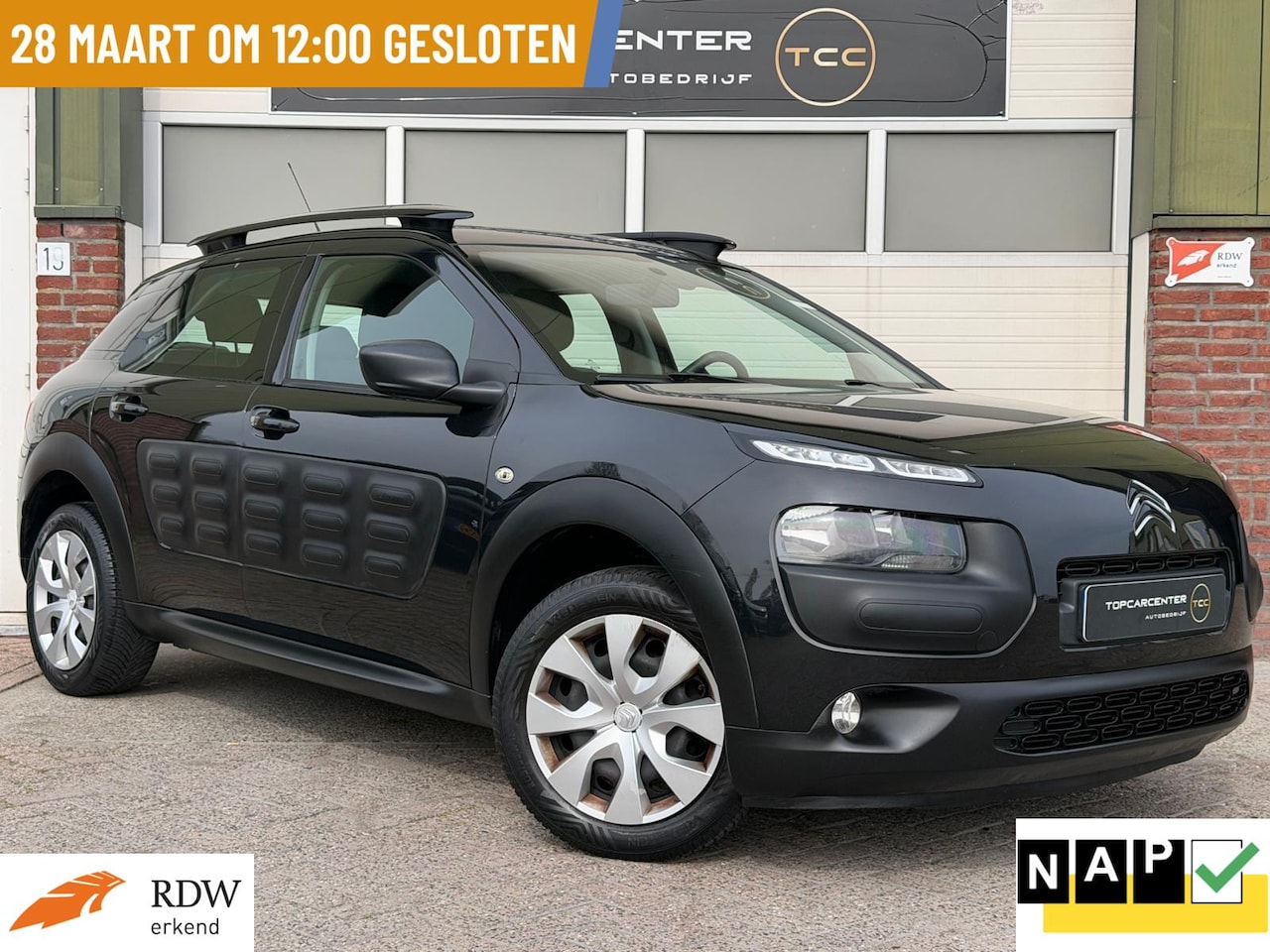 Citroën C4 Cactus - 1.2 e-VTi Feel/AIRCO/TREKH/CRUISE/APK/NAP - AutoWereld.nl