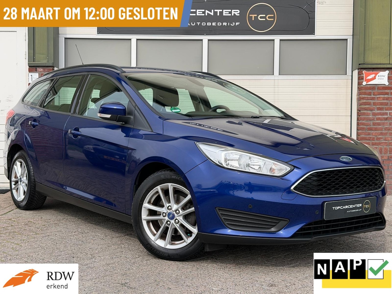 Ford Focus Wagon - 1.0 Edition/AIRCO/PARKS/CRUISE/NAVI/APK - AutoWereld.nl
