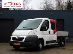 Peugeot Boxer - 333 2.2 HDI L2 DC 1e EIGENAAR AIRCO 7-PERSOONS OPEN LAADBAK