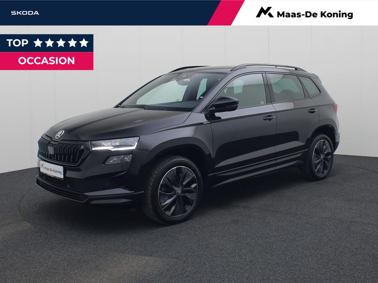Skoda Karoq - 1.5TSI/150PK ACT Sportline DSG · Navigatie · Trekhaak · Apple/Android Car Play · Camera · - AutoWereld.nl