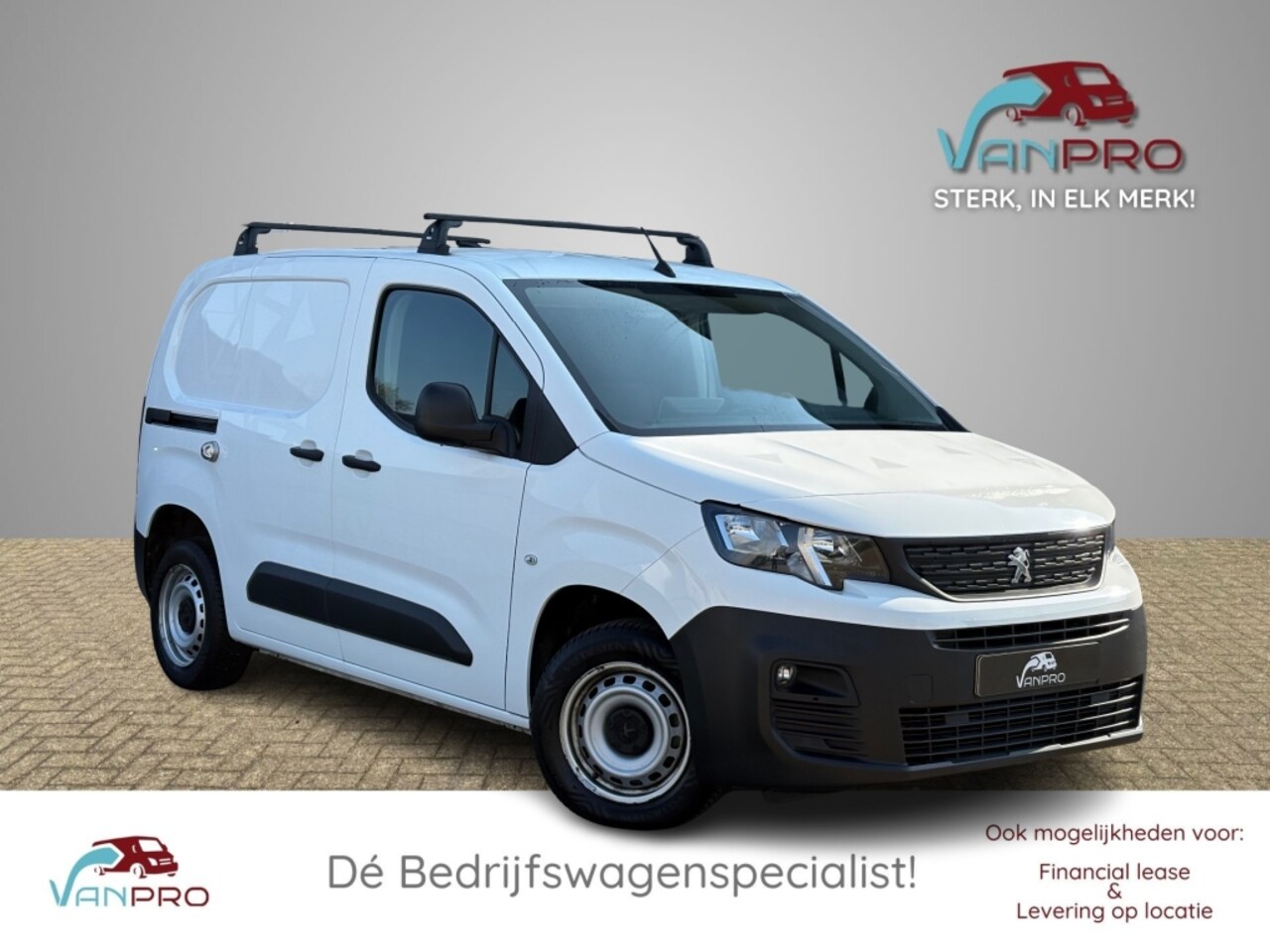 Peugeot Partner - PREMIUM 1.5 BlueHDI 99PK Cruise / Airco / Carplay / Busslot / Bluetooth - AutoWereld.nl