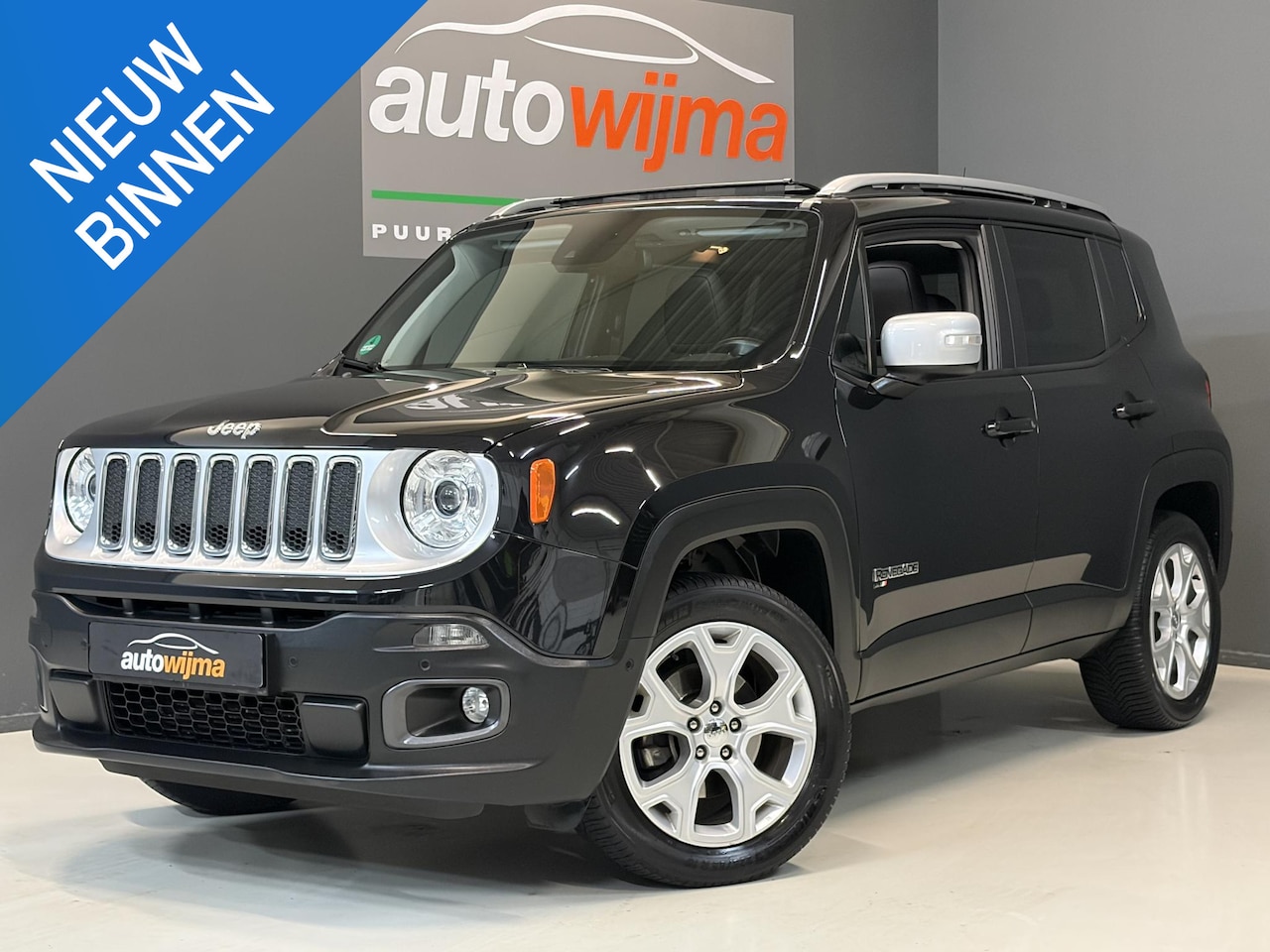 Jeep Renegade - 1.4 MultiAir 170pk Limited 4x4 Automaat Leder, Xenon, Panodak, Veel opties! - AutoWereld.nl