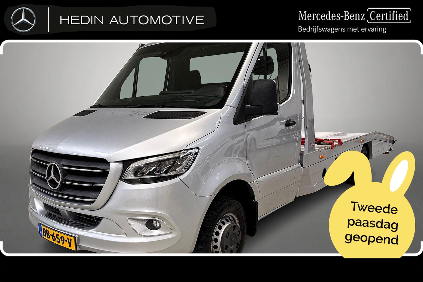 Mercedes-Benz Sprinter - 519 V6 Diesel L3 Automaat Chassis + Oprijwagen | LED | Stoelverwarming | Climate Control | - AutoWereld.nl