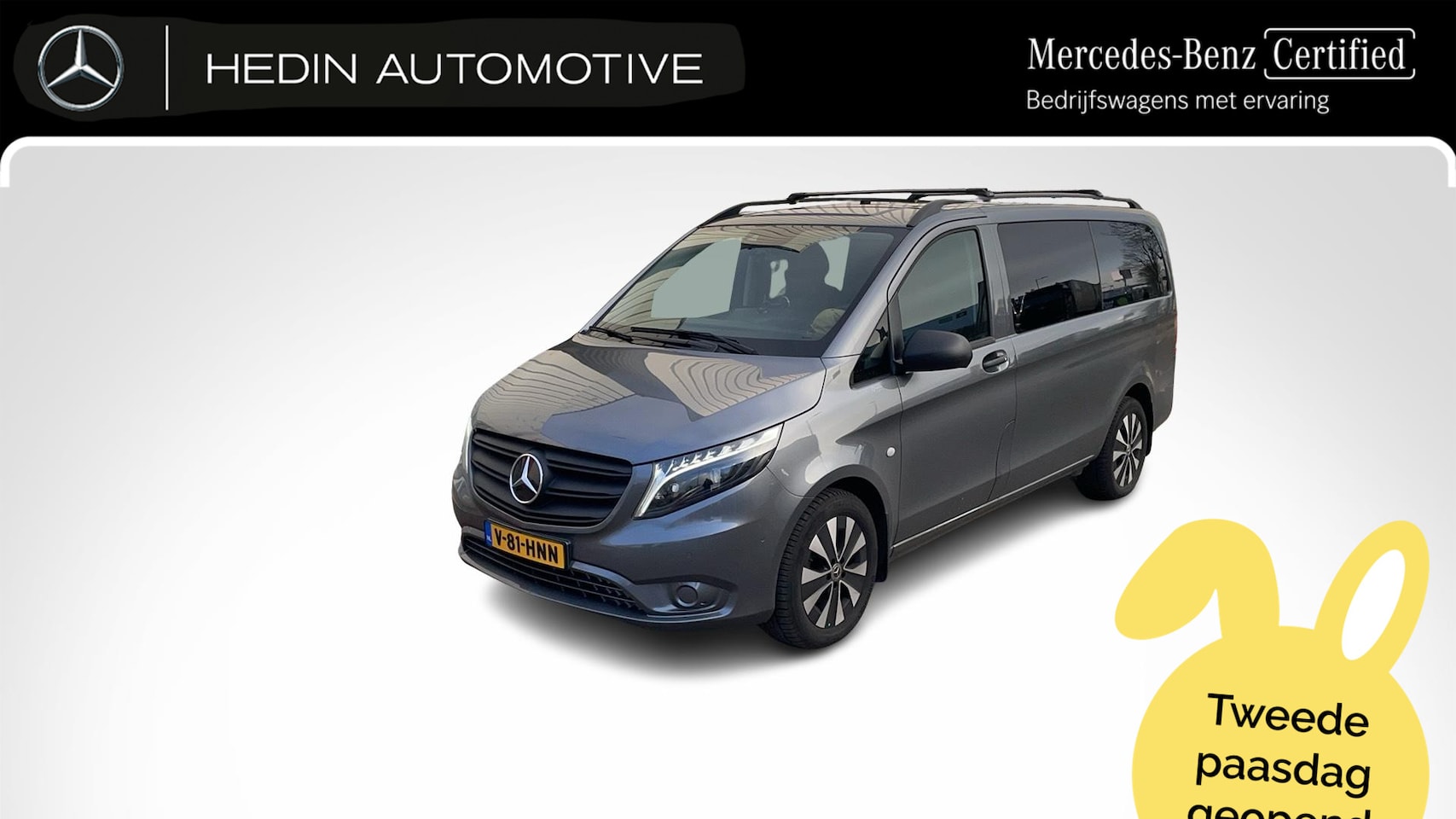 Mercedes-Benz Vito - 116 Diesel L2 Automaat Pro Dubbel Cabine | LED | Distronic+ | Stoelverwarming | Parktronic - AutoWereld.nl