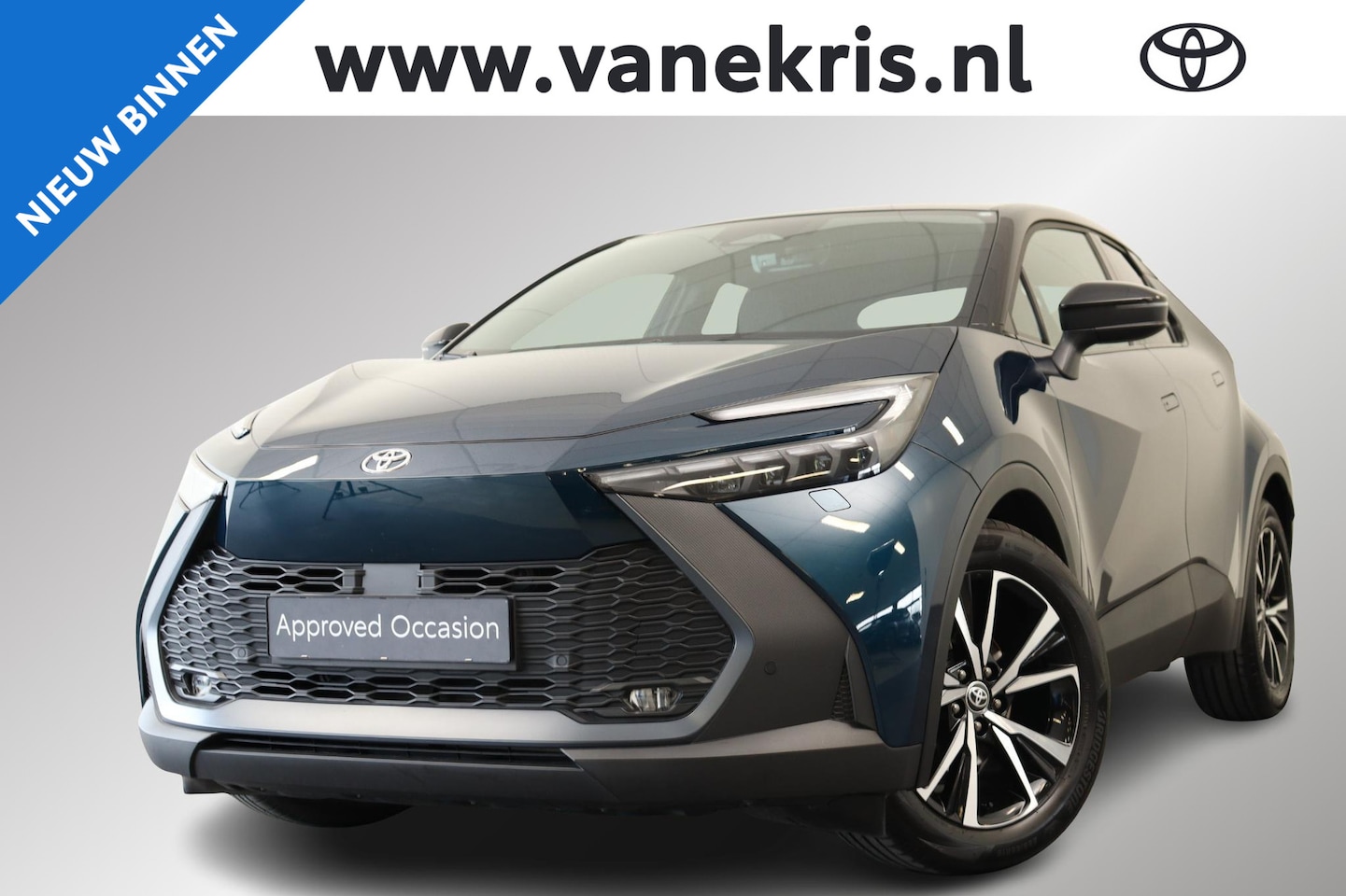 Toyota C-HR - 1.8 Hybrid 140 First Edition Bitone, Groot scherm Stoel en stuurverwarming, Apple Carplay, - AutoWereld.nl