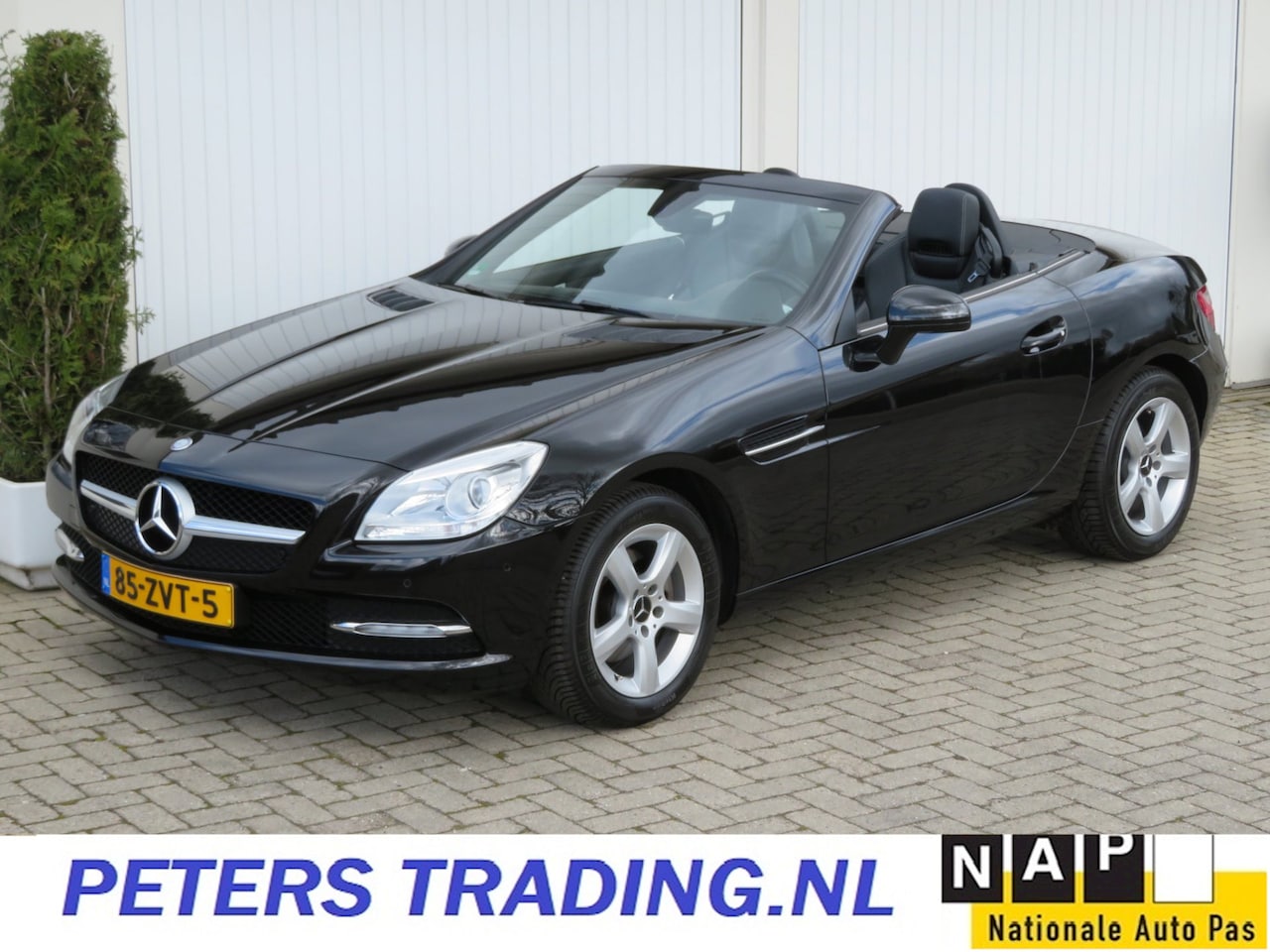 Mercedes-Benz SLK-klasse - 200 Aut. 184pk NL AUTO-DEALER OH-LEDER-AIRSCARF-NAVIGATIE - AutoWereld.nl