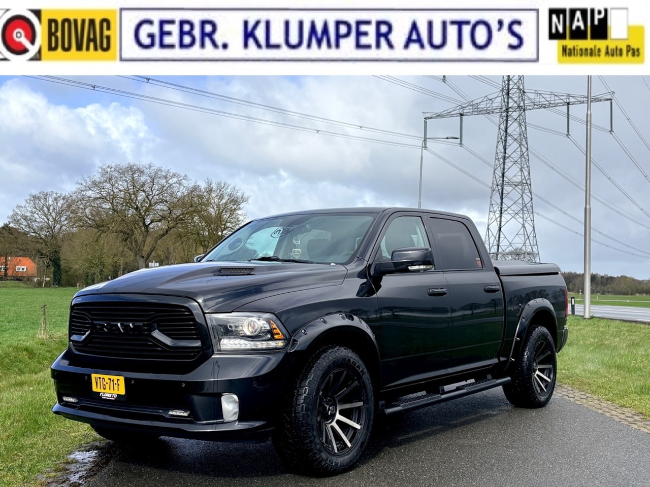 Dodge Ram 1500 - 5.7 V8 4x4 Quad Cab 6'4 Widebody, Full option, 20" LM, Trekhaak, Bedcover - AutoWereld.nl