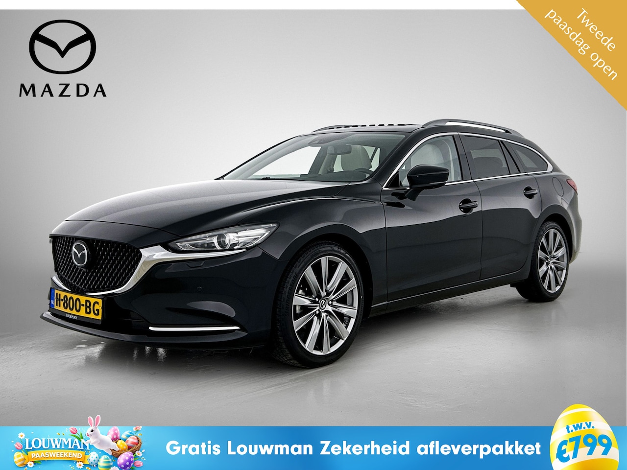 Mazda 6 Sportbreak - 2.5 SkyActiv-G 194 Luxury / Schuif-kantel dak / Head-up display / Stoel ventilatie & verwa - AutoWereld.nl