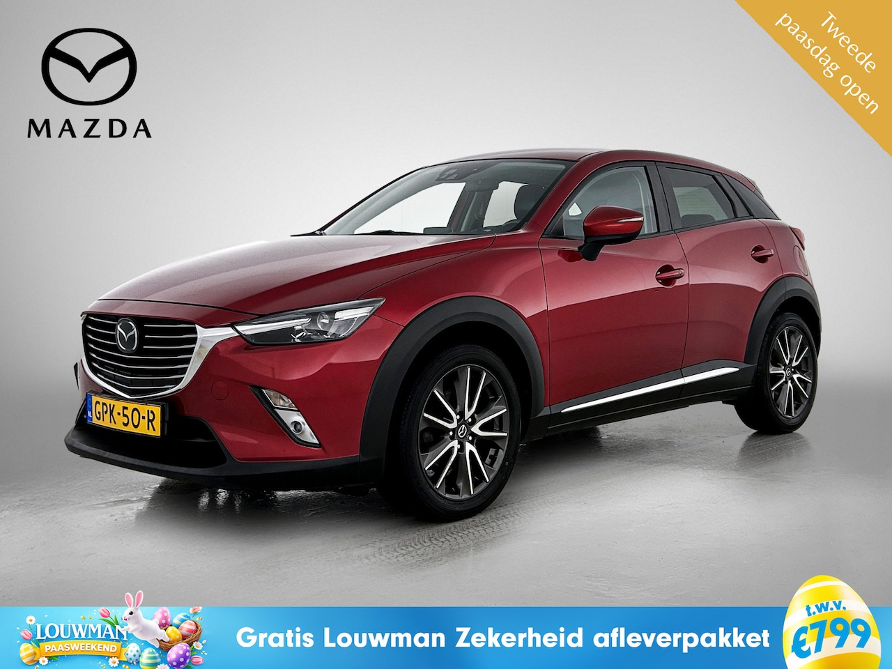 Mazda CX-3 - 2.0 SkyActiv-G 120 GT-M | Volledig dealeronderhouden Mazda-paasweekend - AutoWereld.nl