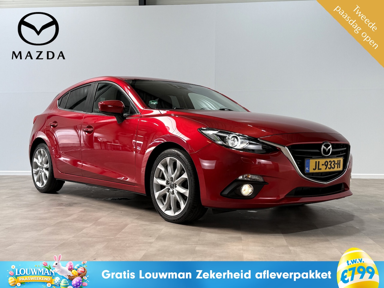 Mazda 3 - 2.0 GT-M | Trekhaak | Leer | Navigatie | Volledig dealeronderhouden Mazda-paasweekend - AutoWereld.nl