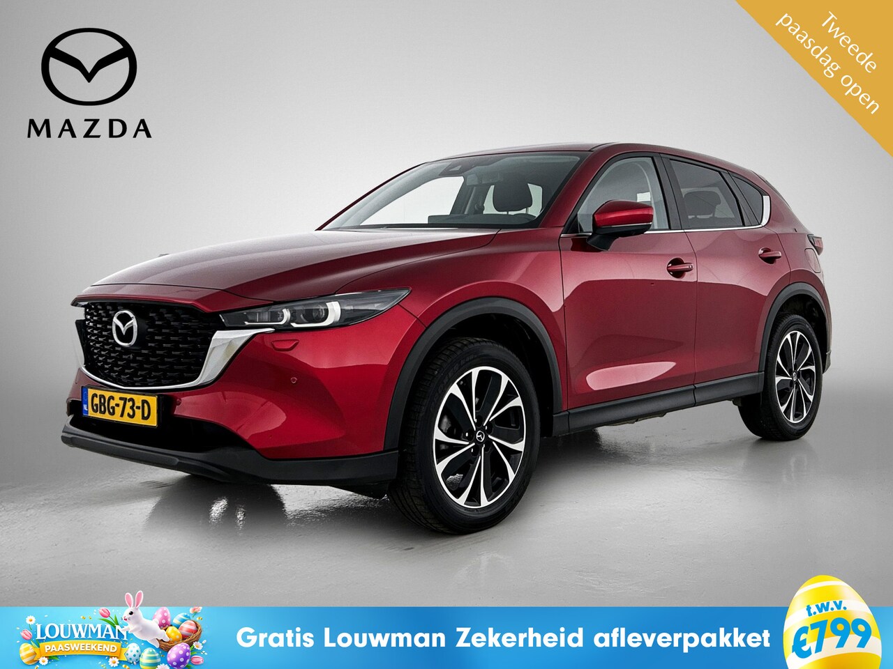 Mazda CX-5 - 2.0 e-SkyActiv-G M Hybrid 165 Advantage automaat | 360 camera | Carplay |  Mazda-paasweeke - AutoWereld.nl