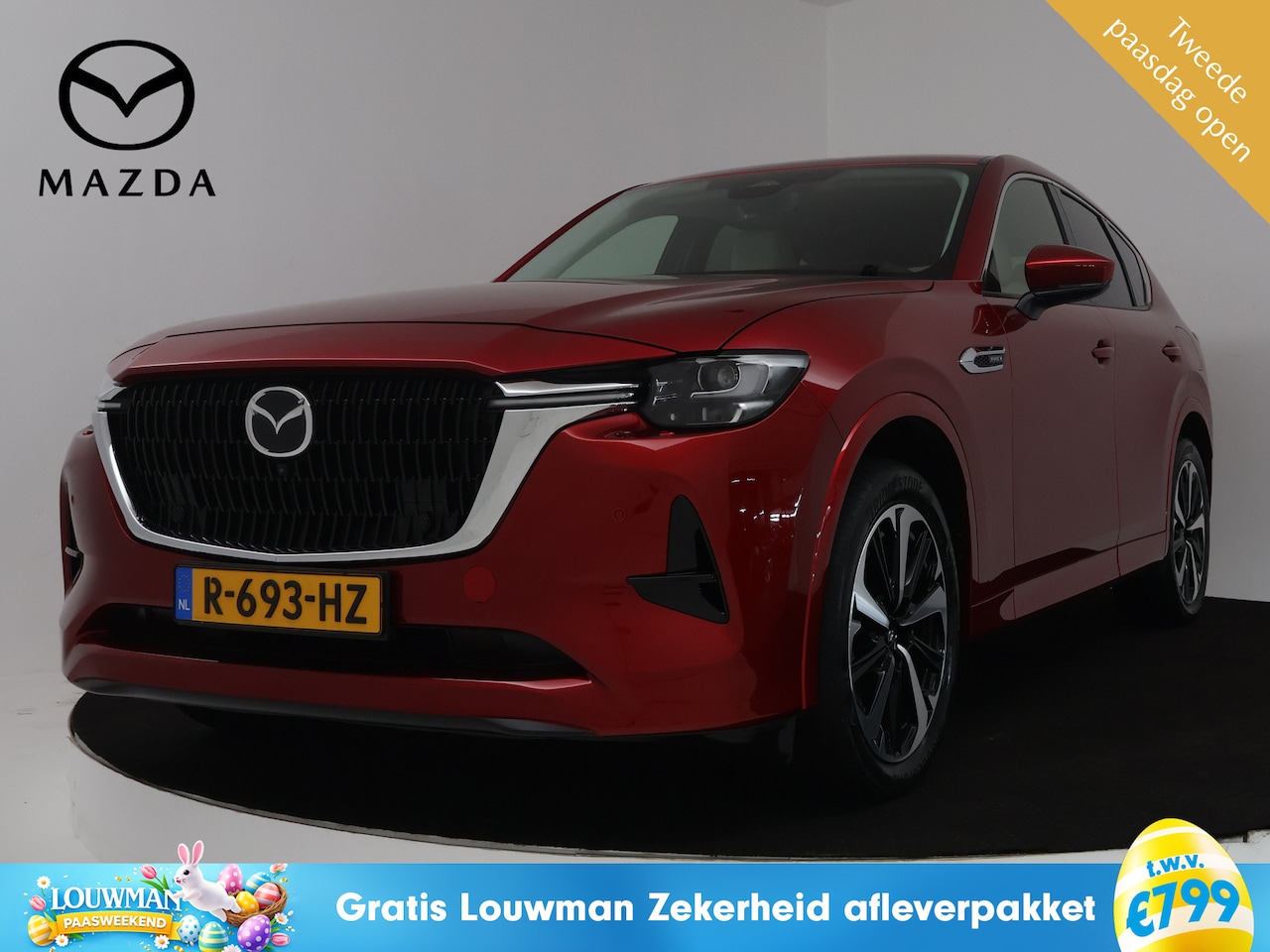 Mazda CX-60 - 2.5 e-SkyActiv PHEV Takumi | BOSE | 360 camera | ACC | Mazda-paasweekend - AutoWereld.nl