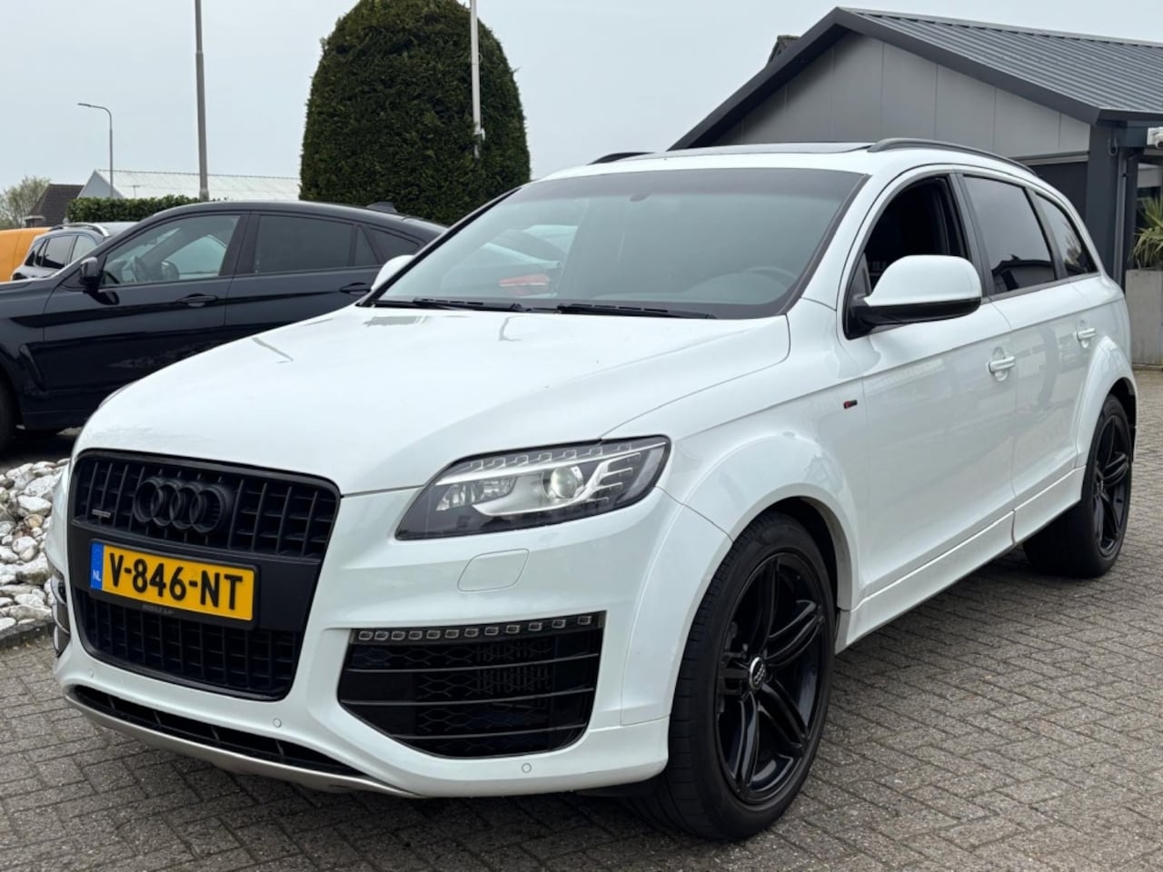 Audi Q7 - 3.0 TDI Grijs Kenteken Bedrijfsauto V12 Pakket Wit 2014 - AutoWereld.nl