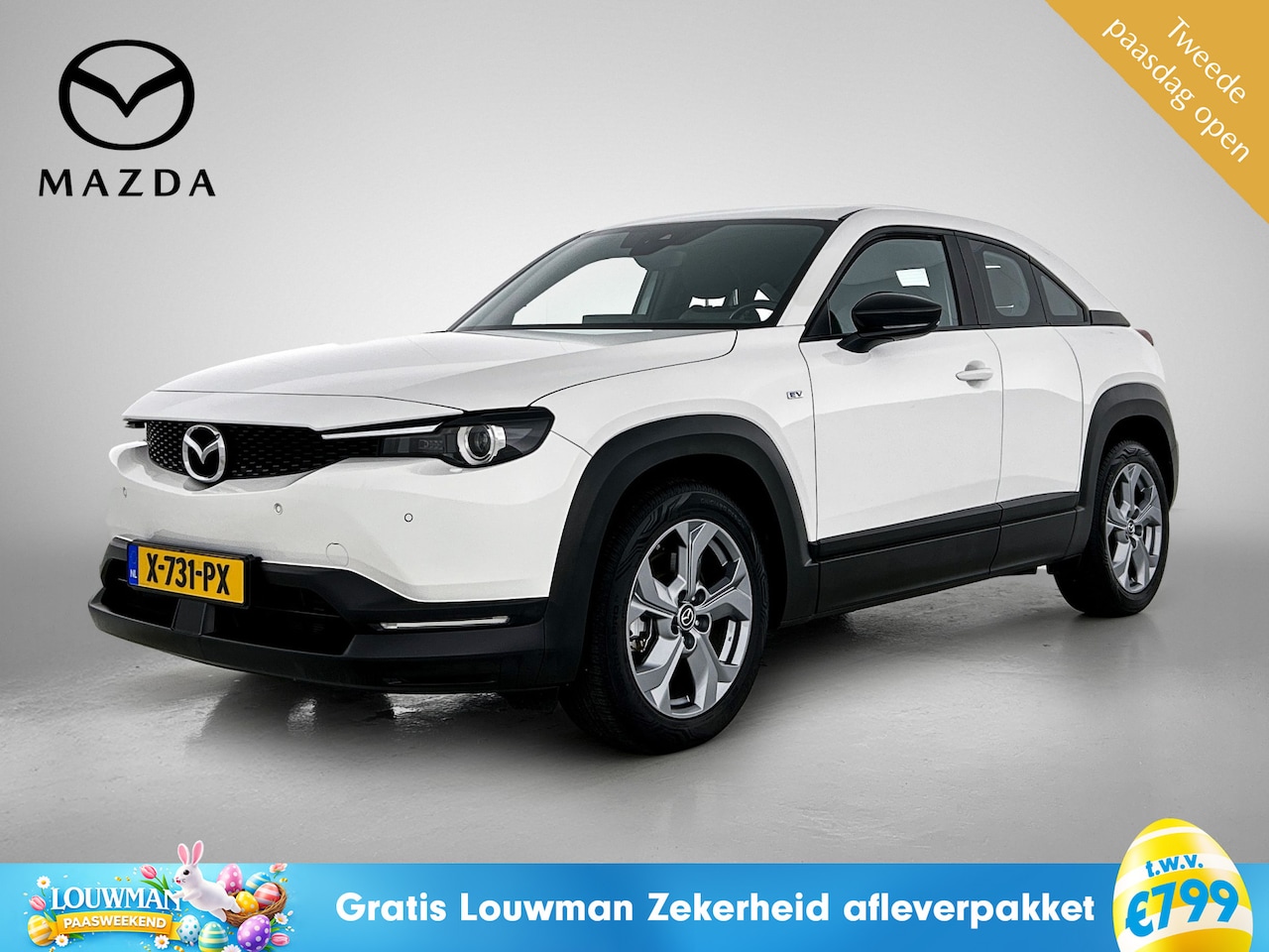 Mazda MX-30 - e-SkyActiv EV 145 Exclusive-line 36 kWh | Fietsendragerhaak | Navigatie | Carplay | Mazda- - AutoWereld.nl