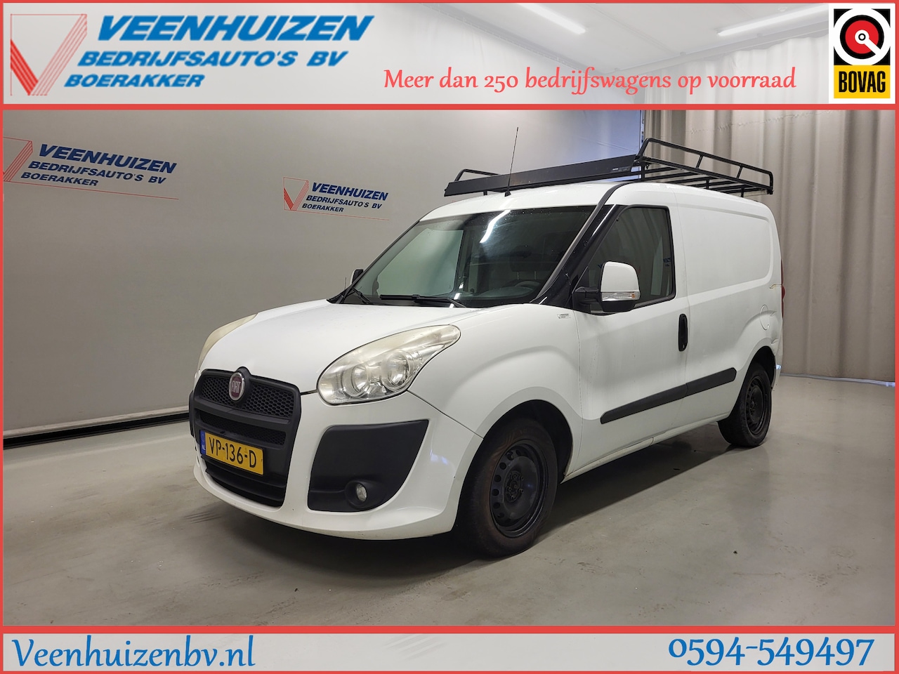 Fiat Doblò Cargo - 1.3MultiJet Trekhaak Airco Imperiaal! - AutoWereld.nl