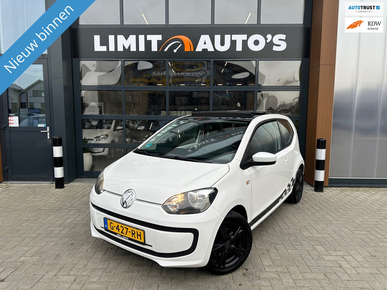 Volkswagen Up! - 1.0 high up!/Pano/Elek.Ramen/Airco/Lmv/Apk! - AutoWereld.nl