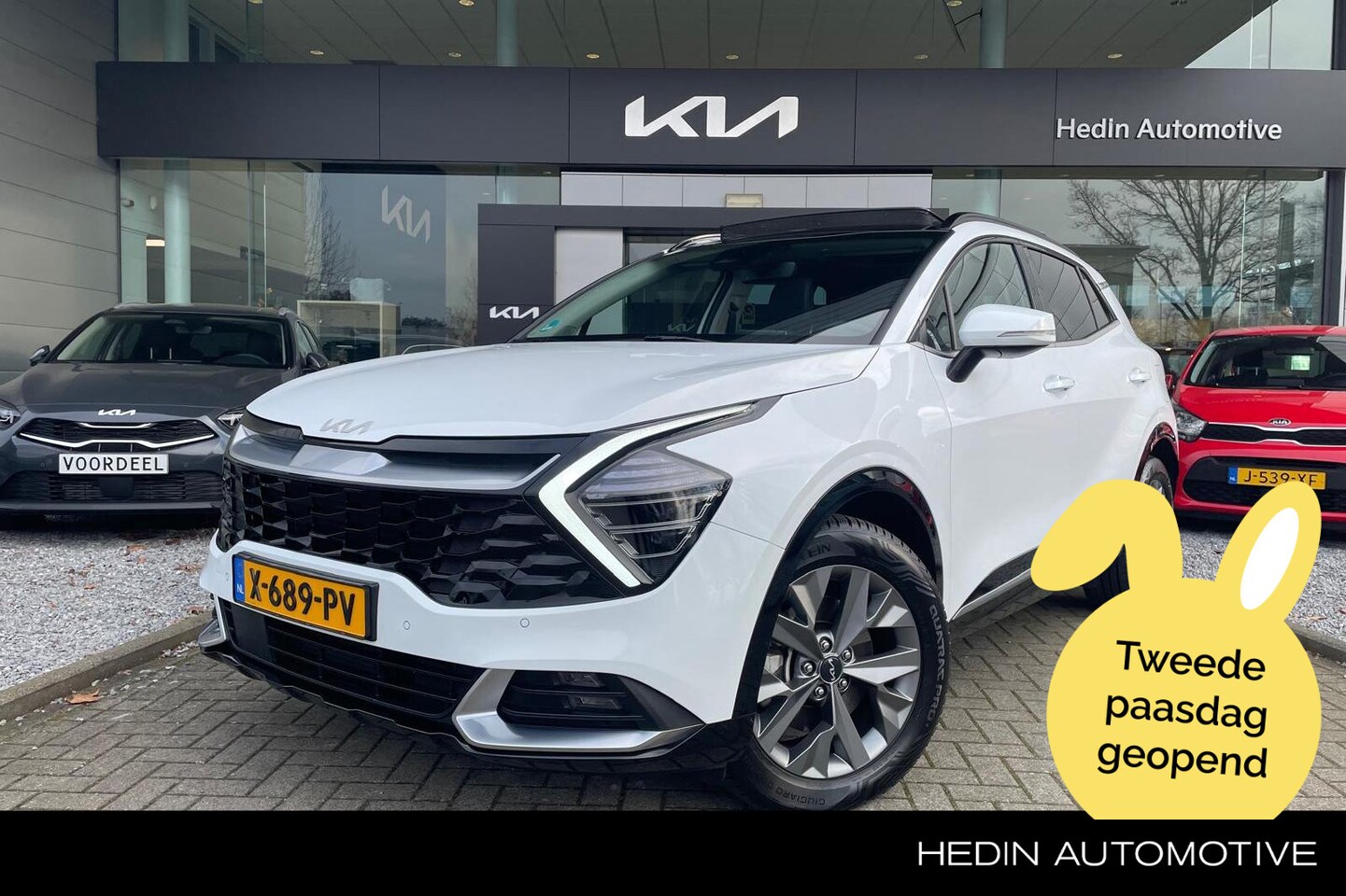 Kia Sportage - 1.6 T-GDi Hybrid DynamicPlusLine | dealer onderhouden | stoel- en stuurverwarming | Panora - AutoWereld.nl