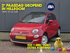 Fiat 500 C - Hybrid RED Cabrio | Apple-Android | Parkeersensoren | Cruise Control