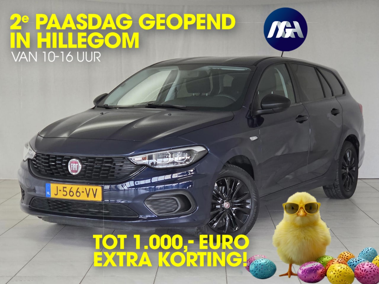 Fiat Tipo Stationwagon - 1.4 Street | Apple-Android | Ruime Kofferruimte | Getinte Ramen - AutoWereld.nl